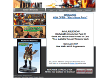 Tablet Screenshot of aberrantgames.com